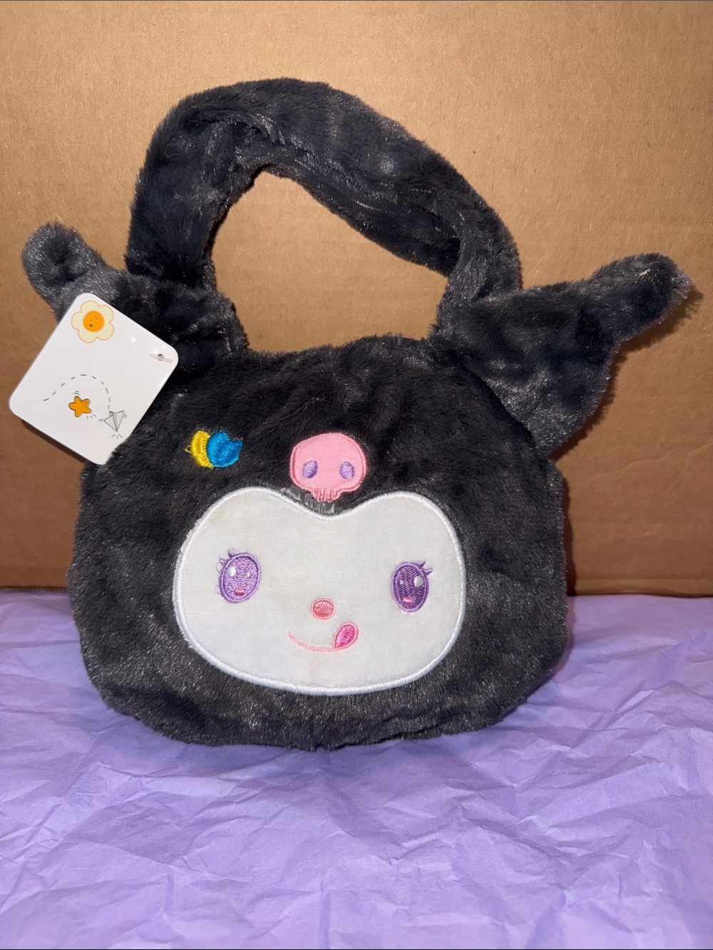Kuromi Cute Plush Bag - Handbag